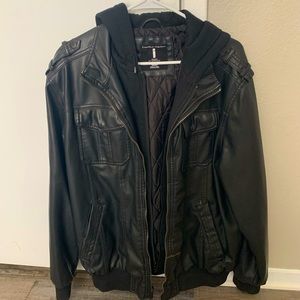 Jeans By Buffalo Leather Jacket Whood 